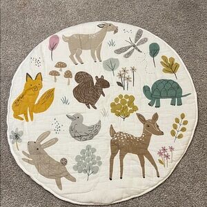 Pottery Barn kids Dakota woodland Muslim travel play mat